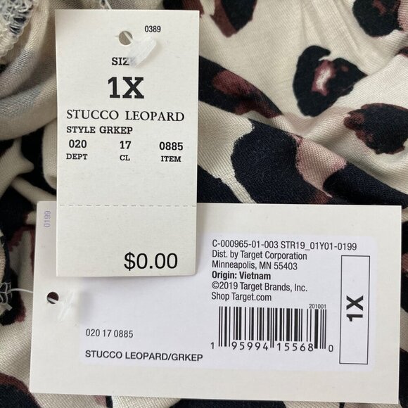 Stars Above Womens Leopard Animal Print Top and Pants Pajama Set 1X, 2X, 3X, 4X - Picture 15 of 15